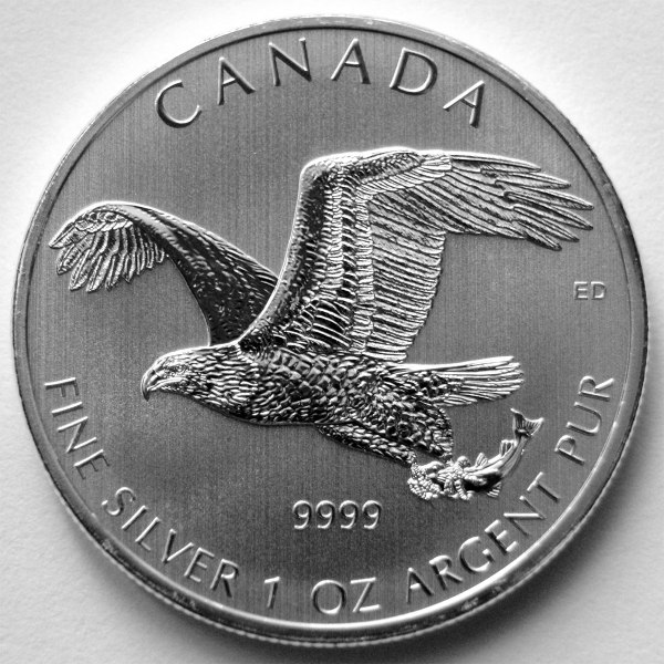 Bald Eagle bullion coin designed by Emily S. Damstra